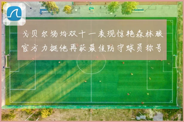 戈贝尔场均双十一表现惊艳森林狼官方力挺他再获最佳防守球员称号